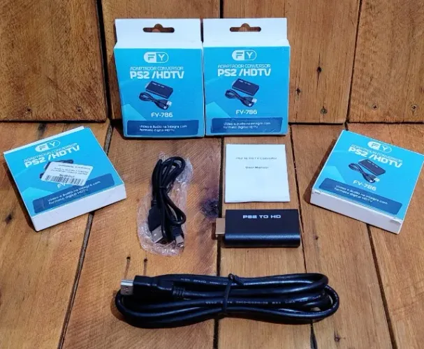 Conversor PS2 Playstation 2 para Hdmi Digital - Ps2 to HDMI + Cabo HDMI Brinde Entrego 