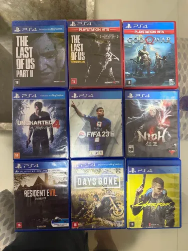 Jogos de PS4 - Mídia Física
