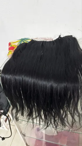 Aplique tela cabelo humano 