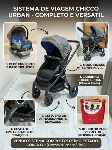 CHICCO URBAN - Carrinho de bebê