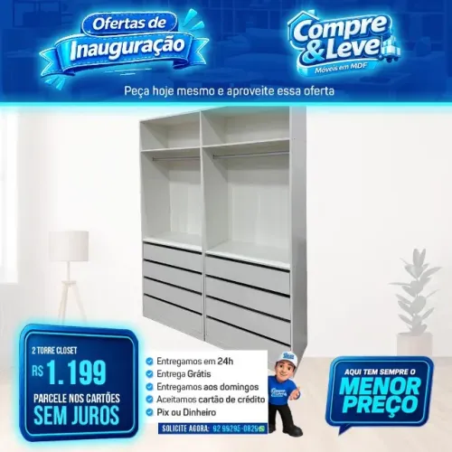 Closet a pronta entrega 