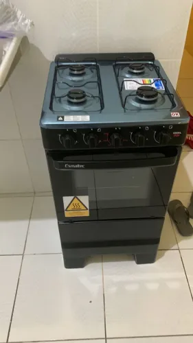 Fogão esmaltec preto