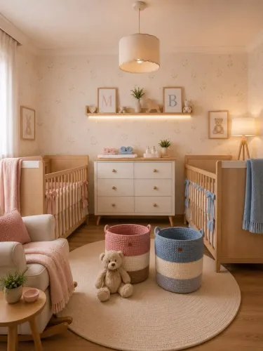 Kit de croche para quarto de bebê