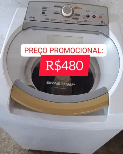 Máquina de lavar Brastemp 9 kg