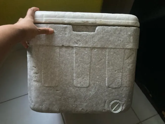 Caixa de isopor 50 litros