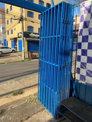 Grade portão sanfonado