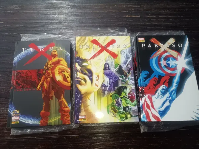 TRILOGIA X MARVEL COMPLETA: TERRA X + PARAÍSO X + UNIVERSO X