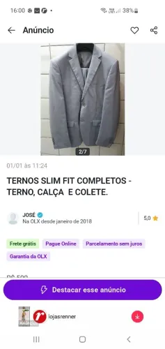 TERNOS SLIM FIT 