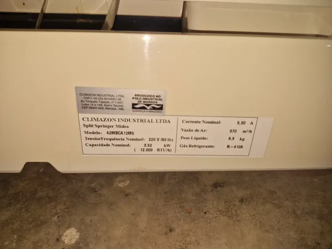 Ar condicionado Midea 12000 btu