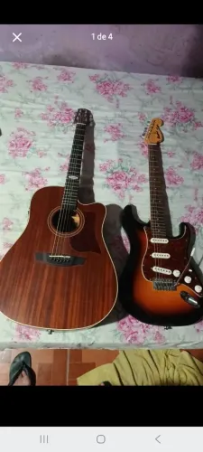 Violão Strinberg e Guitarra Menphis