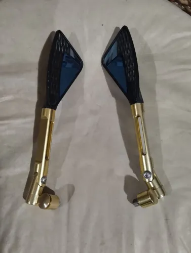Retrovisor Esportivo Stallion Dourado Moto Bmw G310 Gs 2016