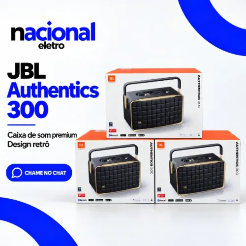 JBL Authentics Caixa de Som Premium com Design Retrô