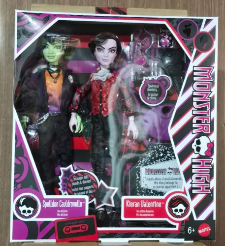 Two Pack Valentine & Spelldon LACRADOS Boneca Monster High