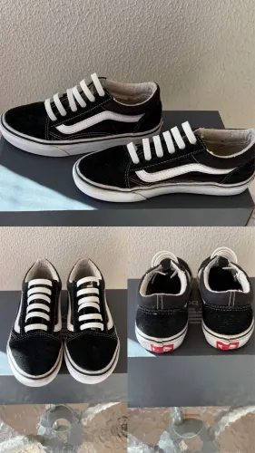 Tênis Vans, tam 32, R$ 80,00, buscar no Estreito ?