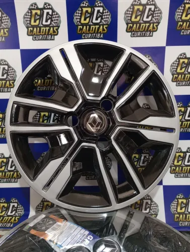 Calotas kwid aro 14 modelo esportivo jogo de calotas novas $199 reais as 4 calotas 