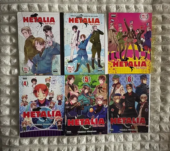 Mangás hetalia 1 ao 6
