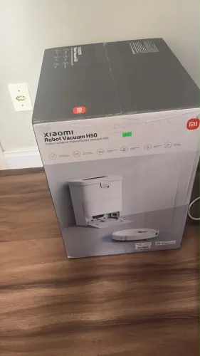 Aspirador robô inteligente H50 220v 10mil PA de sucção - novo
