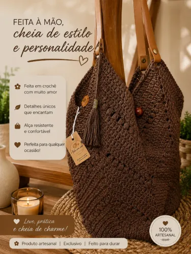 Bolsa de crochê 