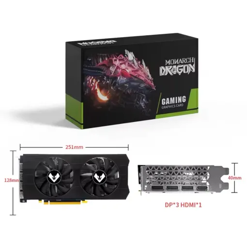 Placa de Vídeo SOYO AMD Radeon RX580 2048SP 8G GDDR5 256bit HDMI+DP*3