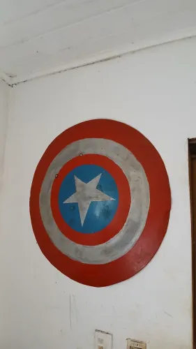 Escudo Capitão América para enfeite
