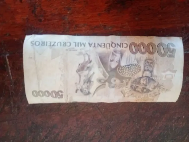 Vende se cédula pra colecionador