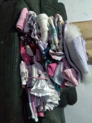 Lote de roupa infantil bebê menina