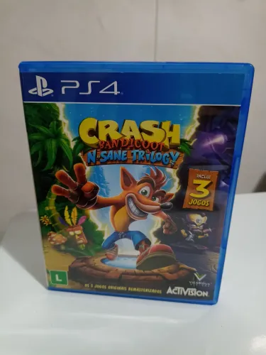 Jogo Crash Bandicoot N Sane Trilogy PS4 Original Sony 