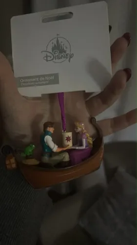 Ornamento Paris Rapunzel e Flynn - Enrolados