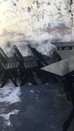 Mesas e cadeiras dobrável e outros modelos