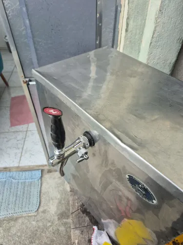 Chopeira a gelo 1 bico em inox