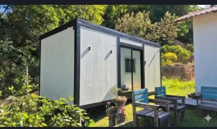 110K - Casa Modular Completa- Sobre Rodas--Conteiner