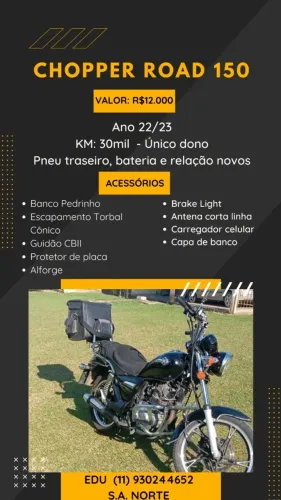 Vende Road Chopper Unico dono