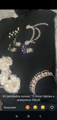 Kit penteados noivas damas e debutantes