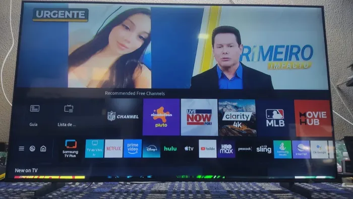 Tv led 60 polegadas Samsung Slim 4k Bhuetooth