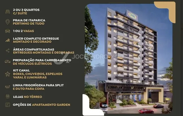 Vila Velha - Apartamento 3 quartos - Praia de Itaparica
