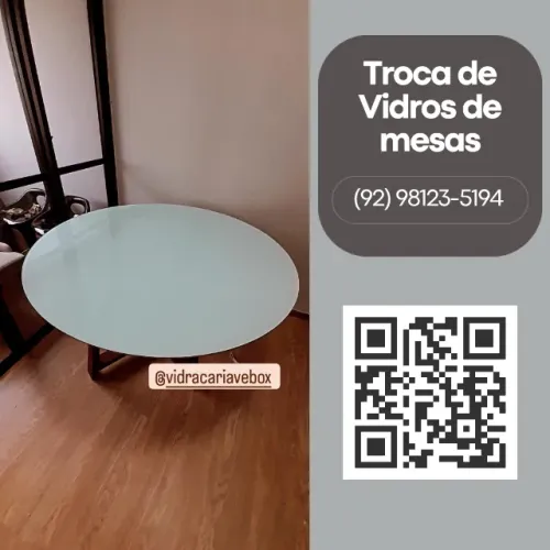 Troca de Vidro de Mesas