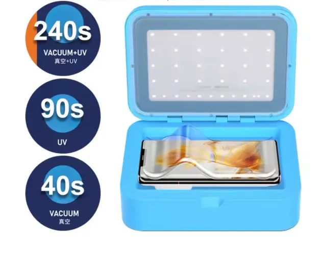Máquina a vácuo UV para película de hidrogel 
