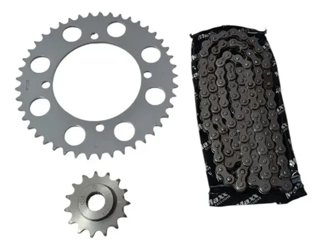 Kit Relação Xt600 Xt 600 95/04 (aço 1045) 45/15 520hx108 Cinza