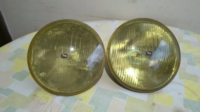 Par de farois cibie biodo cavalinho amarelos Opala Caravan Dodge Dart Puma Gtb Maverick