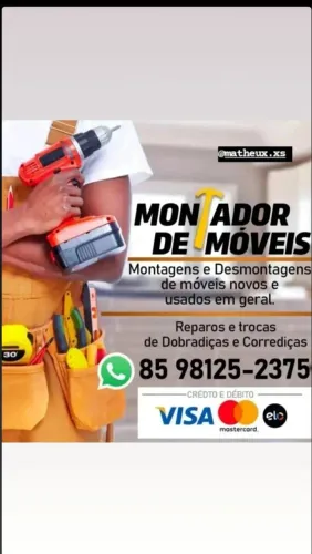 Montagem e desmontagem de móveis.