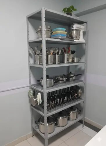 Estante de aço para cozinha