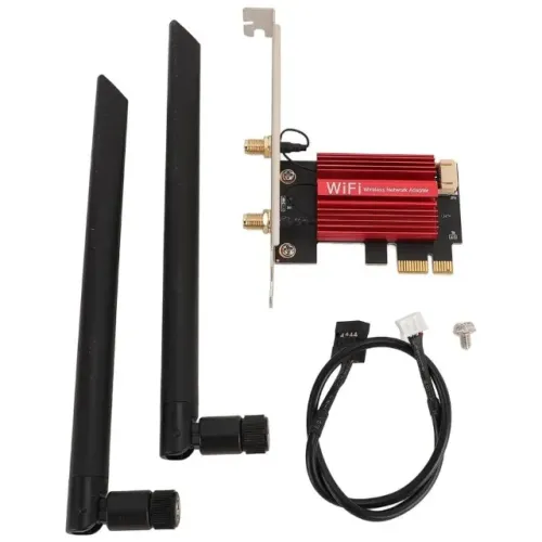 Placa De Rede Wi-Fi 5 PCI-E Fengvi AC1200 Banda Dupla 5GHz Bluetooth 4.0 Para PC E Computa