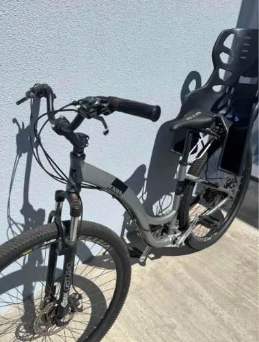 Bike Rava Way Aro 29 cinza - pronta para pedalar