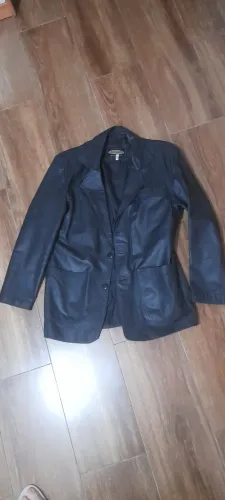 Blezer P couro masculino marca euroepeu
