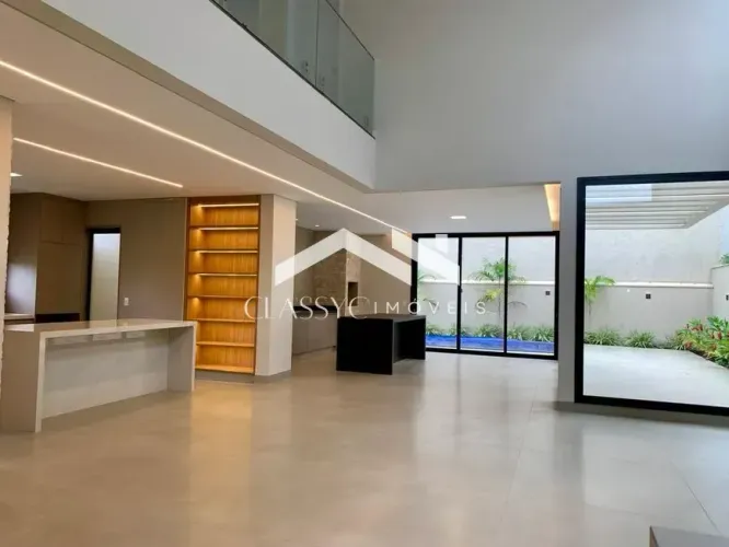 Casa em condomínio fechado em Uberlândia  Jardim Sul, 4 suítes com suíte casal (closet e h