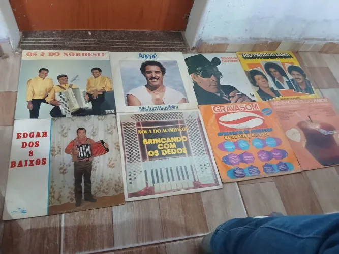 Lote com 8 disco relíquia 