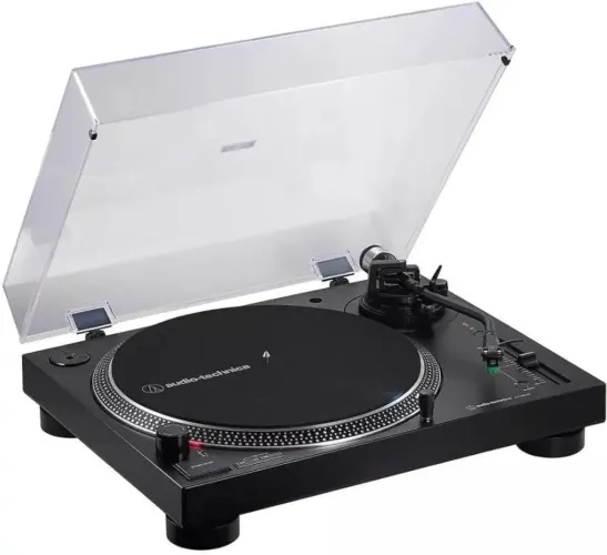 Toca Discos, Sem Fio, Analógico e Digital AT -LP120XBTUSB-BK Audio Technica