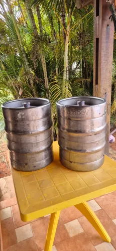 02 Unds - Barril de Chopp 50L Original Ambev (Vazio)