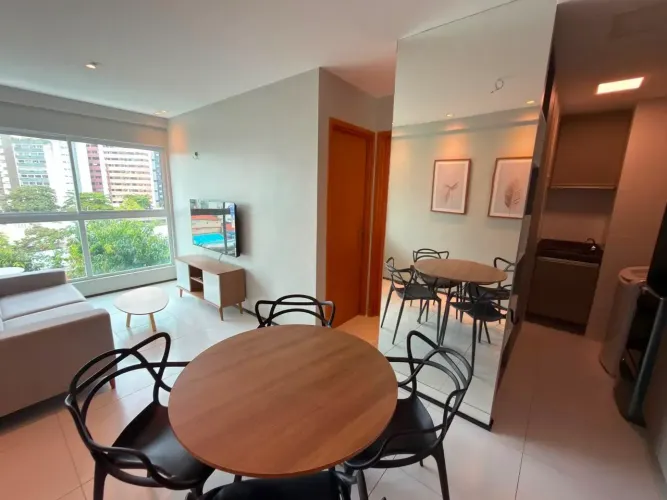Mobiliado ja com taxas inclusas, 1 Quarto , banheiro , sala, cozinha, área de serviço.