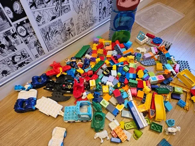 Coleção Lego Duplo, Mega Block PJ Mask e fazendinha genérica